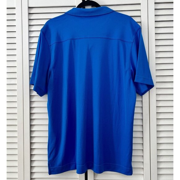 Notre Dame Fighting Irish Cutter & Buck Royal Golf Shirt “Science” Size M - Picture 6 of 6